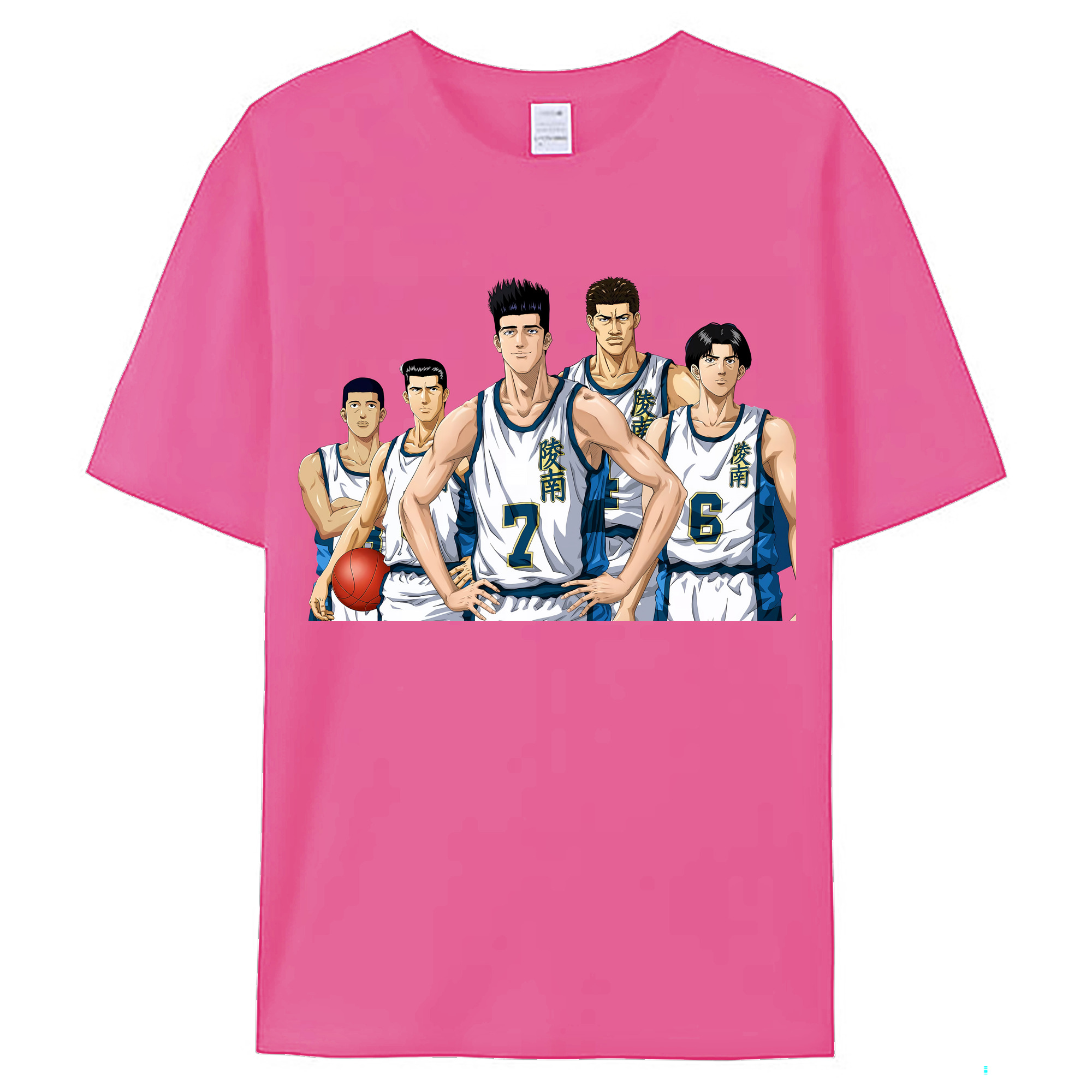 （画像用） SLAM DUNK／スラムダンク レディースカジュアルプリントTシャツ（綿100％）